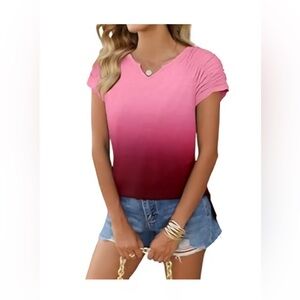Pink Ombre Women's Top